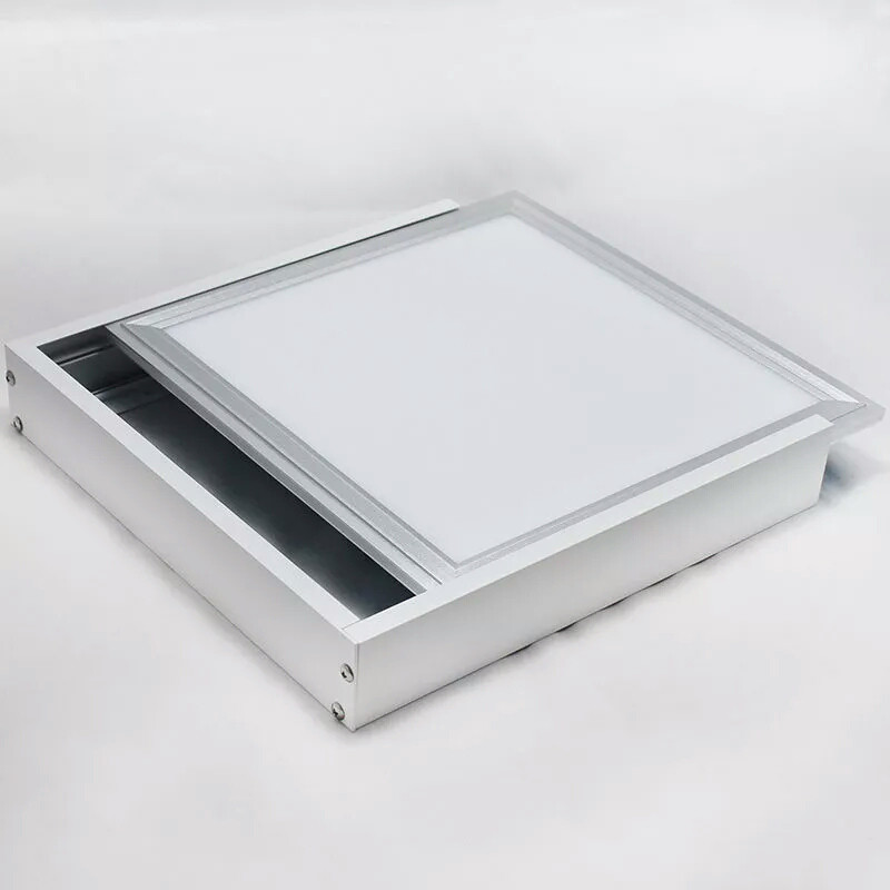 Рамка накладная SF-1 для панели 600*600 алюминиевая белая - фото 5 - id-p645791402