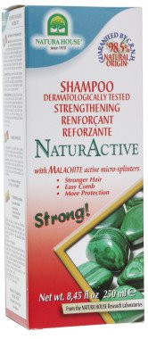 Шампунь із малахітом для зміцнення волосся Natura House, 250 мл, фото 1