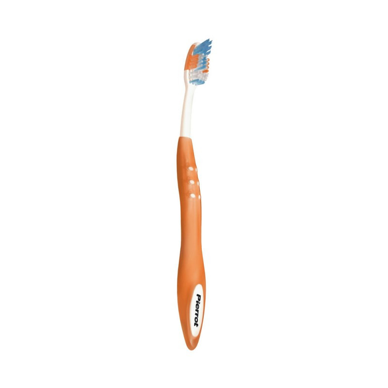 Зубна щітка Pierrot Massager toothbrush 45o, середня жорсткість (Medium), оранжева, Ref.02