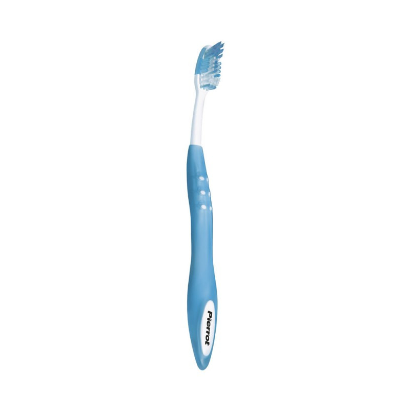 Зубна щітка Pierrot Massager toothbrush 45o, середня жорсткість (Medium), блакитна, Ref.02, фото 1
