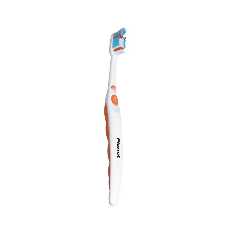 Зубна щітка Pierrot New Balance toothbrush, середня жорсткість (Medium), жовтогаряча, Ref.8