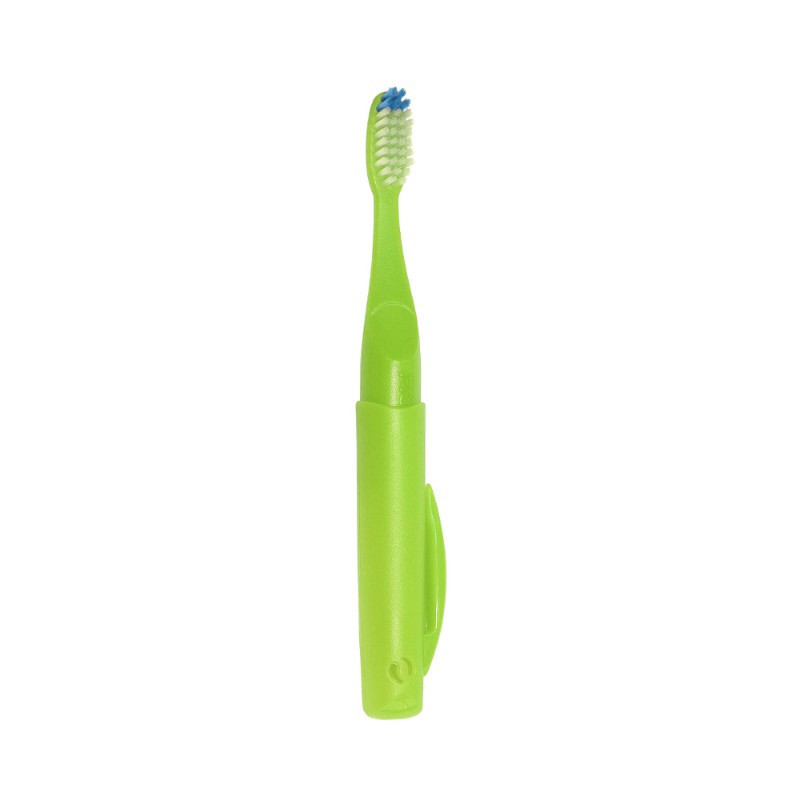 Зубна щітка Pierrot Travel Classic toothbrush, середньої жорсткості (medium), зеленого кольору, Ref.336