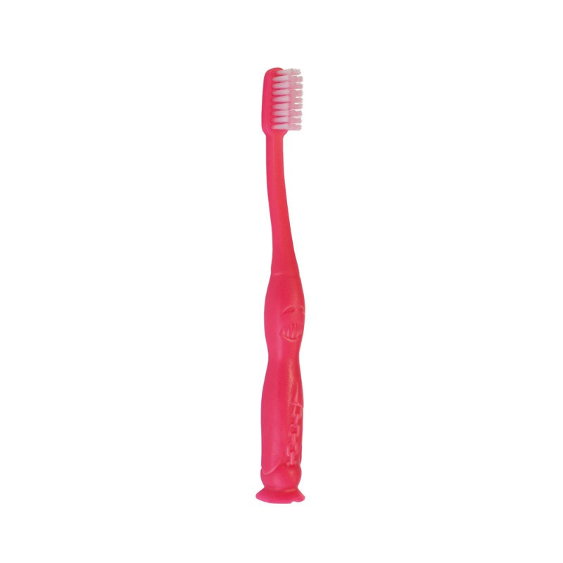 Дитяча зубна щітка "Вампір", Pierrot Vampi toothbrush, від 2 до 8 років, м'яка, червоного кольору, Ref.93