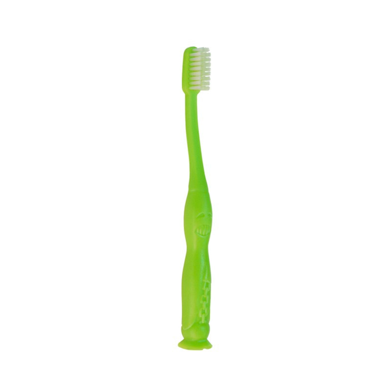 Дитяча зубна щітка "Вампір", Pierrot Vampi toothbrush, від 2 до 8 років, м'яка, зеленого кольору, Ref.93