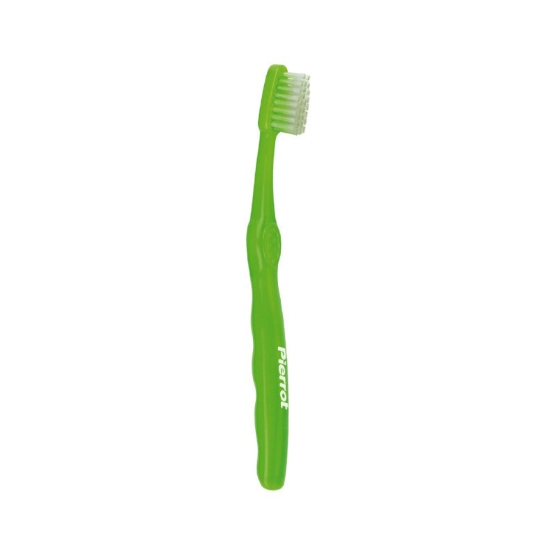 Дитяча зубна щітка Pierrot Piwy toothbrush, з ароматом фруктів, м'яка (soft), зеленого кольору, Ref.98