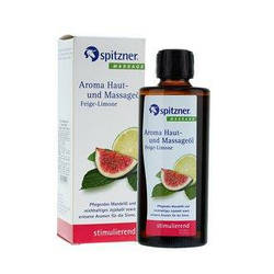 Масажне масло для ароматерапії "Інжир і Лайм" Spitzner Massage, 190 ml.