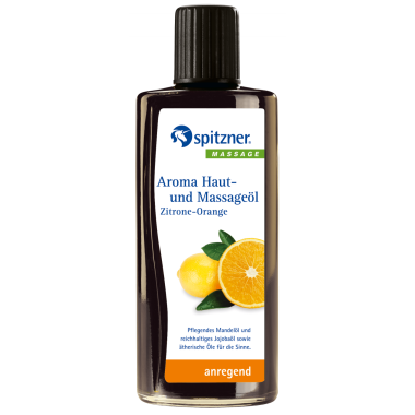 Олія масажна для поліпшення функцій шкіри "Лимон-Апельсин" Spitzner Arzneimittel, 190 ml.