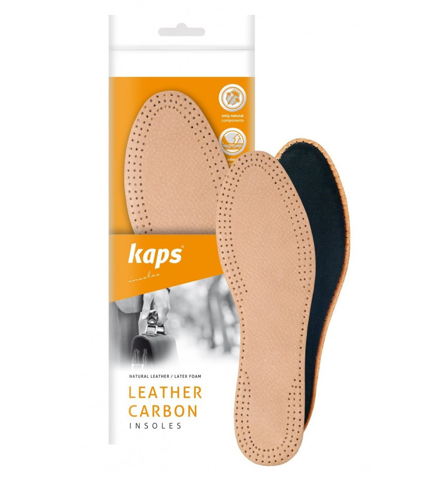 Kaps Leather Carbon — Шкіряні устілки для взуття