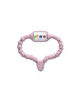 Стимулятор для прорезывания молочных зубов, розовый Curaprox Curababy girl