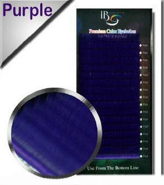 Вії пурпурові(purple) вигин З 0.10 (16 рядів 12мм) I-Beauty *