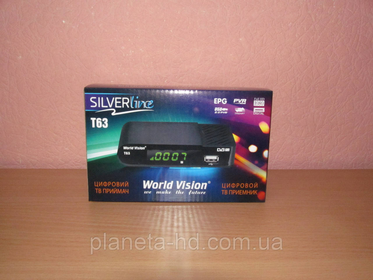 World Vision T63 цифровий ефірний тюнер DVB-T/Т2