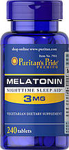 Мелатонін Puritan's Pride MELATONIN 3мг 240 таблеток