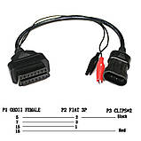 Перехідник з OBD2 16pin на FIAT 3PIN, фото 4