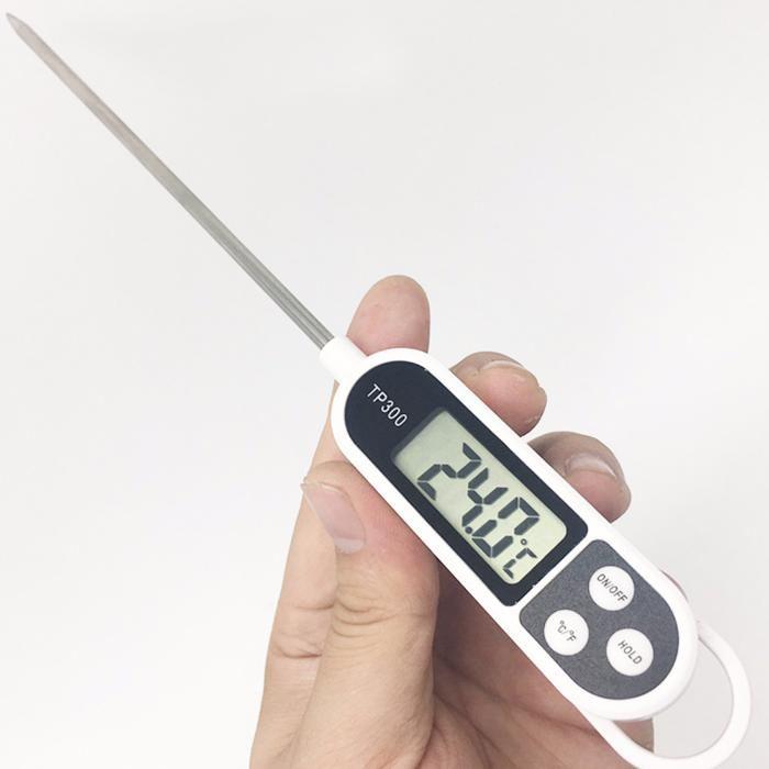 Харчовий термометр із вбудованим щупом TP-300 «Moseko» білий
