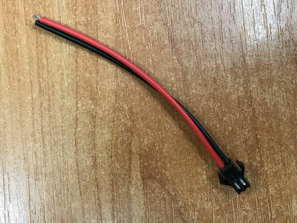 З'єднувальний провід JST Connector 2 з роз'ємом "тато" ІP20 з фіксатором Код.59195