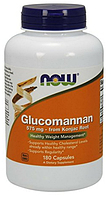 Глюкоманнан Konjac корень Now Foods Glucomannan 575 mg 180 caps