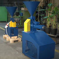 Екструдер зерновий шнековий трифазний КЕШ-4 (380 В, 15 кВт, 150 кг/год)