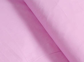 Сатин (хлопкова тканина) однотонний рожевий (2.55 м)
