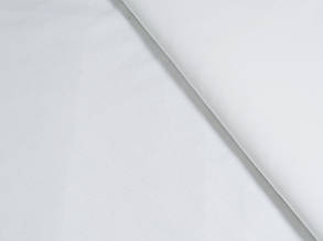 Сатин (бавовняна тканина) білий однотон