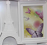 Фотоколаж Париж, 4 фото, 38 см х 38 см, колір білий, фото 2