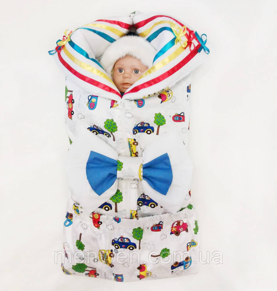 Конверт-трансформер для новонародженних на виписку, фото 1