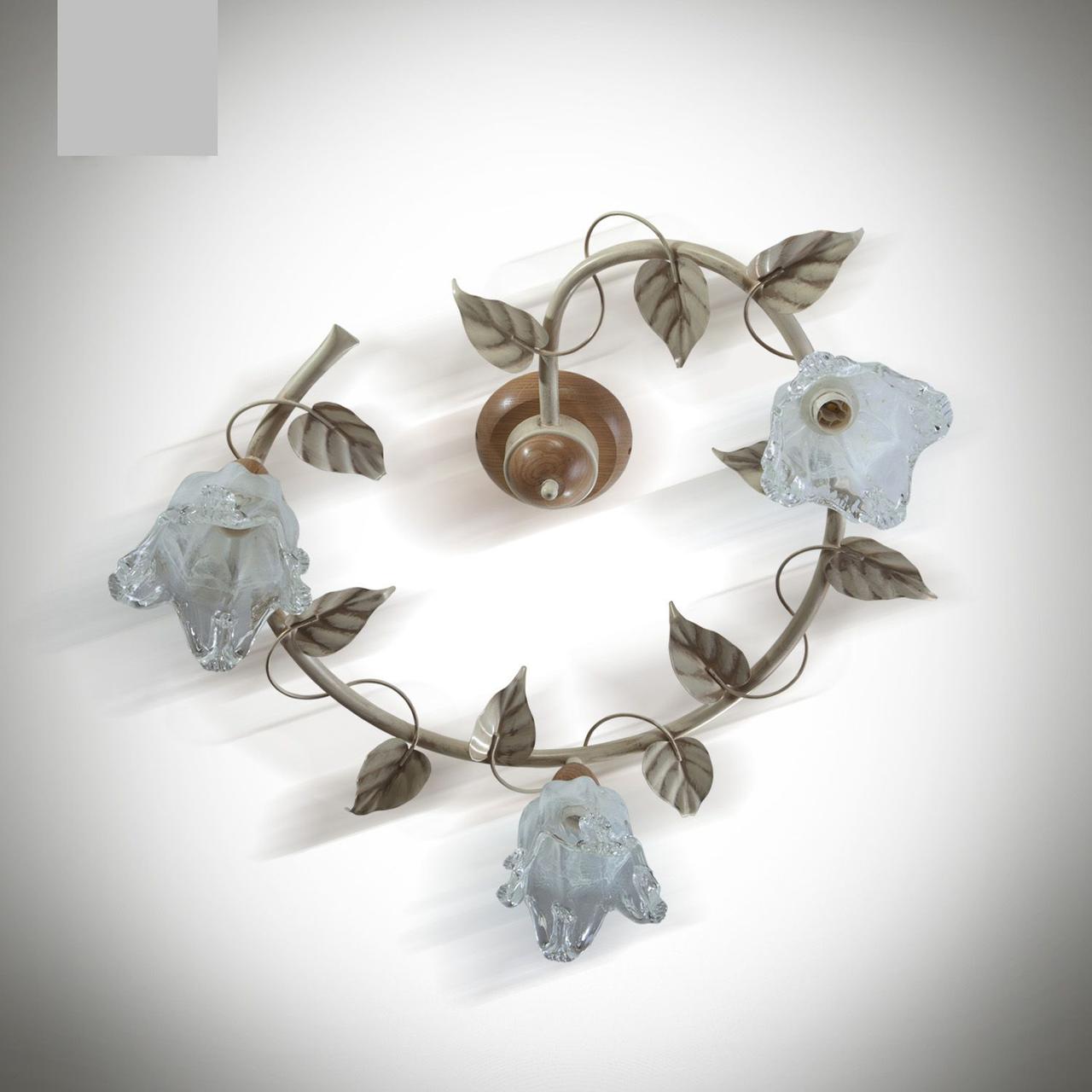 Люстра стельова з деревом для спальні, кухні, фото 1