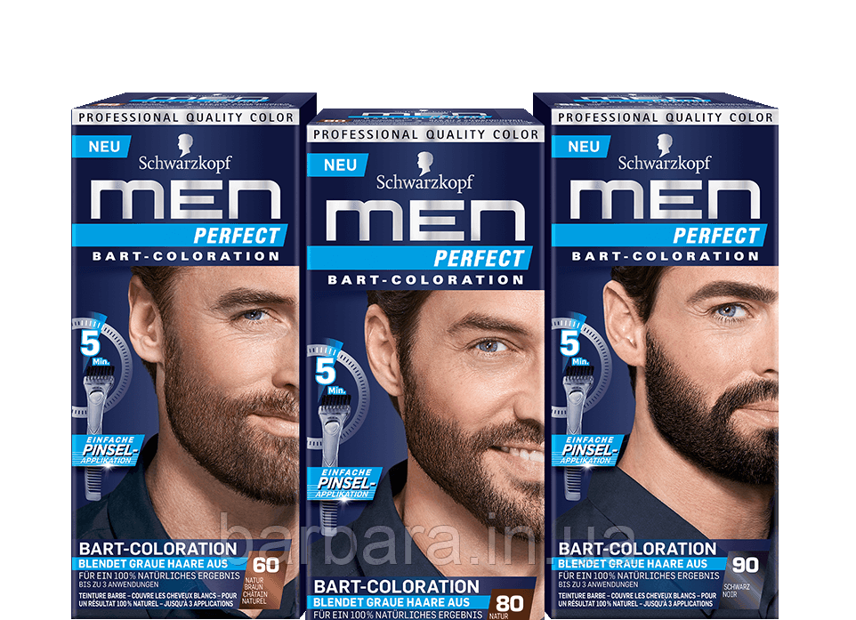 Крем-фарба для бороди та вусів Schwarzkopf Professional Men Perfect, фото 1