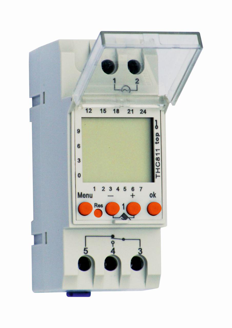 Тижневий Таймер Т15-АС цифровий 16А 230В з акумулятором на DIN-рейку Electro