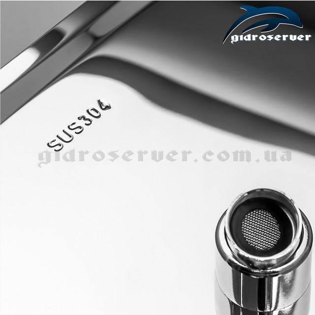 Тропічний душ LN-251 виготовляється з харчової нержавіючої сталі марки SUS304.