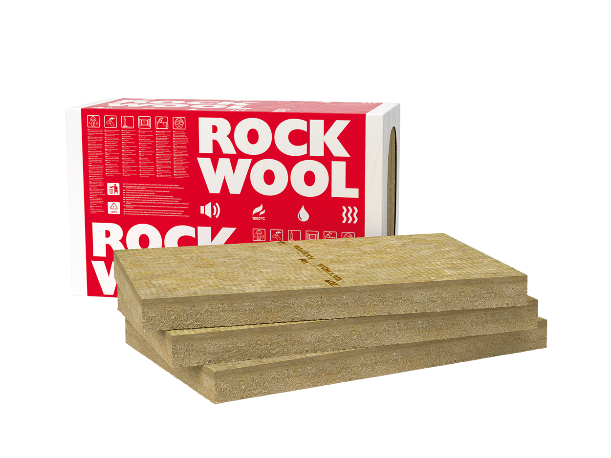 Минеральная вата фасадная Rockwool Frontrock Max E Роквул Фронтрок Макс 36, 100 мм - фото 1 - id-p646202016