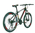 Велосипед AGIOM спортивный M1607 26 д, черно-красный, фото 3