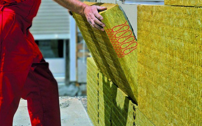 Минеральная вата фасадная Rockwool Frontrock Max E Роквул Фронтрок Макс 36, 100 мм - фото 2 - id-p646202016