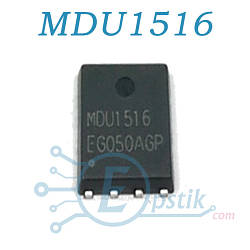 MDU1516 mosfet транзистор N канал 30В 47.6А QFN8