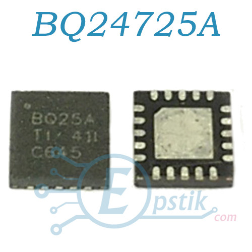 BQ24725A, (BQ25A), контролер живлення, VQFN20