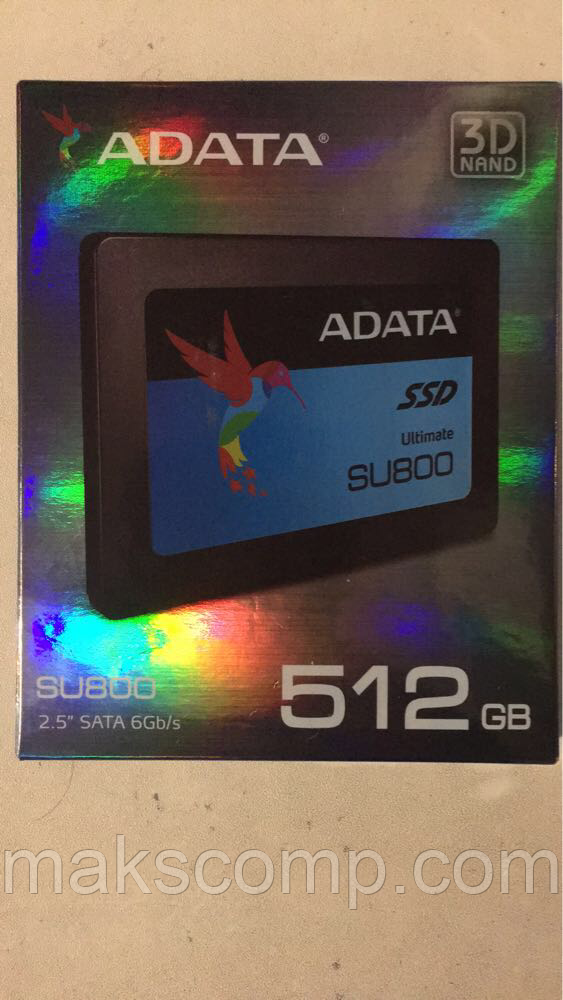 ADATA Ultimate 512GB SU800: 3D NAND 2.5 SATA III