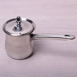 Турка для кофе Kamille 440 мл с крышкой из нержавеющей стали