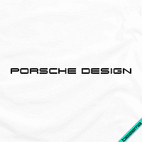 Термоперевод на подушки логотип Porsche [Свій розмір і матеріали в асортименті]