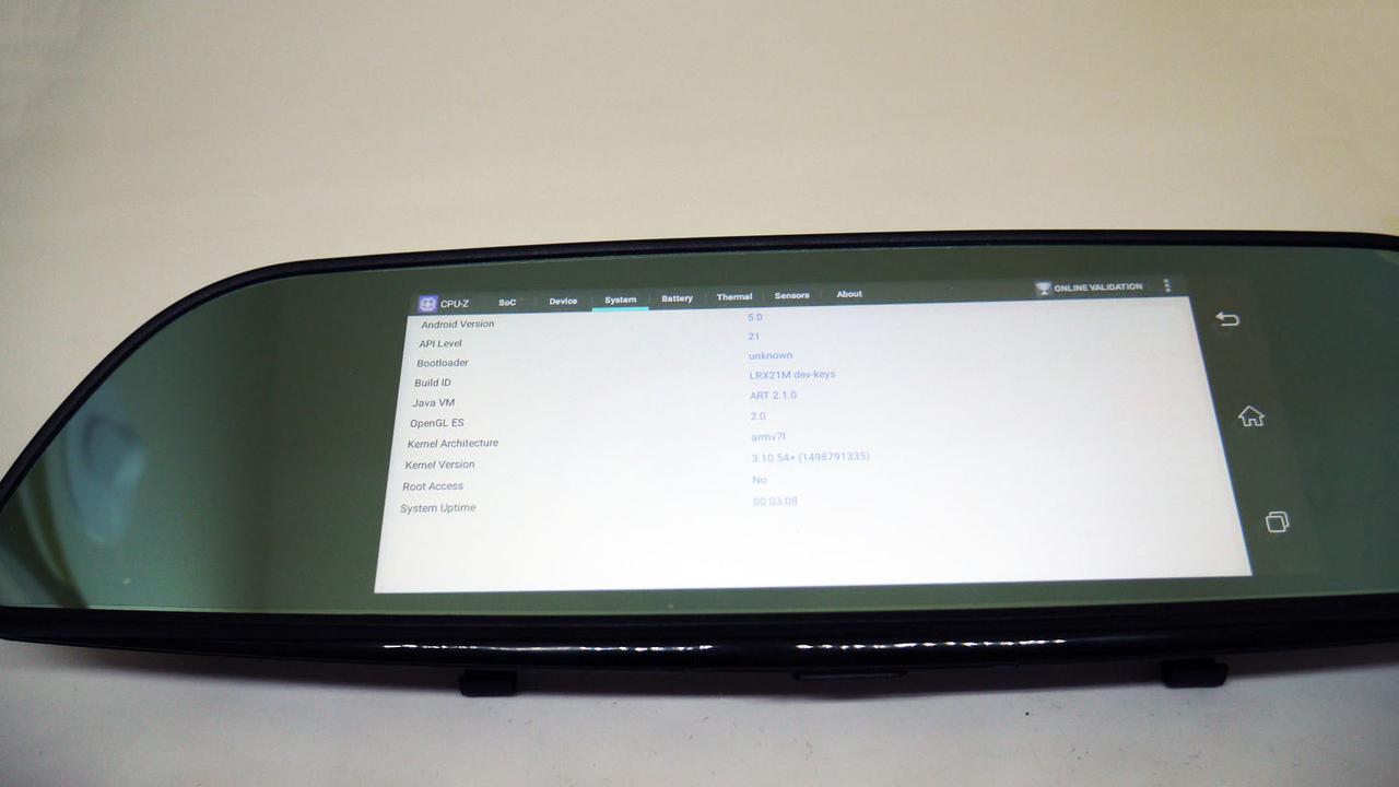 A6 Зеркало регистратор, 7" сенсор, 2 камеры, GPS навигатор, WiFi, 8Gb, Android, 3G - фото 4 - id-p646282418