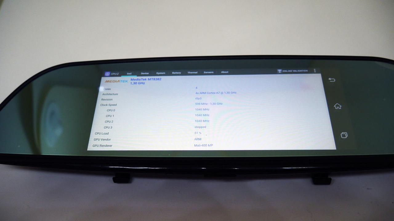 A6 Зеркало регистратор, 7" сенсор, 2 камеры, GPS навигатор, WiFi, 8Gb, Android, 3G - фото 7 - id-p646282418