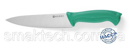 Ніж HACCP для овочів зелений 180 мм Hendi 842614