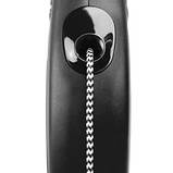 Поводок-рулетка Flexi NEW COMFORT (Флекси Нью Комфорт) Cord S трос 5 м для собак до 12 кг (колір в асортименті), фото 8