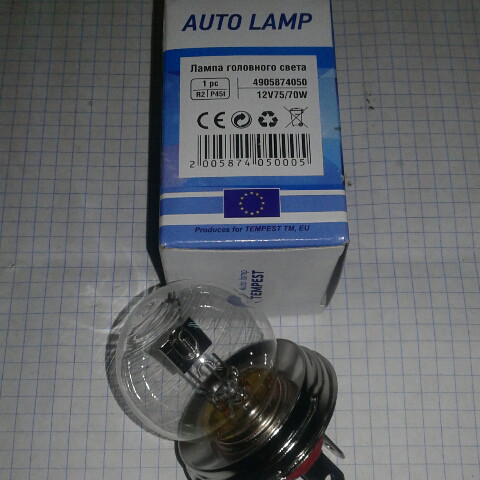 Лампа R 2 12V 75/70W P45T Tempest 4905874050