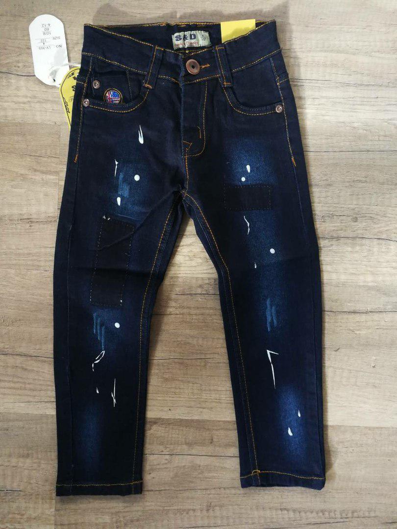 Дитячі джинси на хлопчика колір синій 110-116 см, 140-146 см