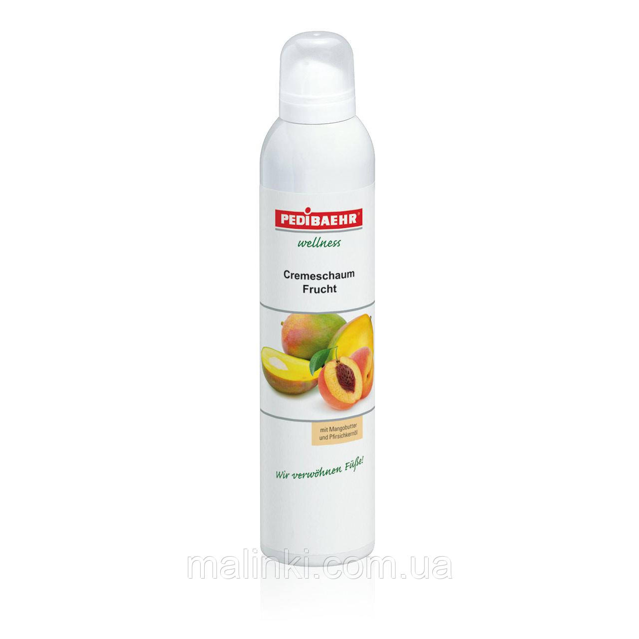 Крем-пінка фруктова з олією манго та сечовиною Cremeschaum Frucht, PediBaehr 300 мл, фото 1