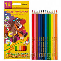 Набір кольорових олівців MARCO Пегашка 1010-12CB, 12 кольорів