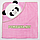 Дитячий махровий куточок-рушник для новонароджених після купання, 85х85 см, 100% бавовна 3202 2 Рожевий, фото 3