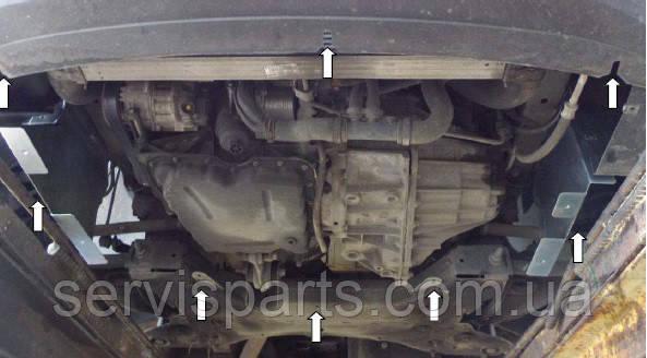 Защита двигателя Opel Movano B 2010+ (Опель Мовано Б) - фото 3 - id-p138258172