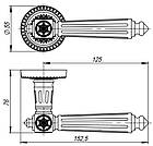 ARMADILLO Ручка роздільна Matador CL4-AS-9 Античне срібло, фото 3