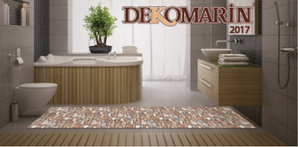 Килимок-доріжка Dekomarin для кухні, коридору, ванної кімнати ширина 80 см, фото 2