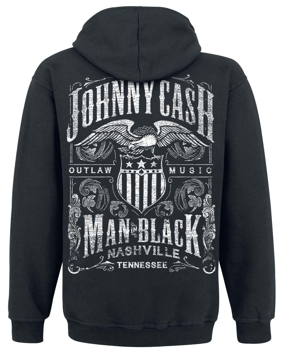 Толстовка с молнией Johny Cash - Man In Black - фото 2 - id-p636458455